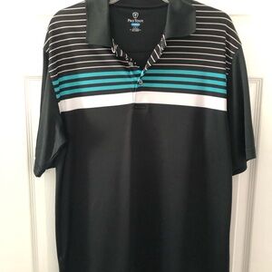 Size L Golf Polo Pro Tour Moisture Wick Dadcore Country Club Resort Casual